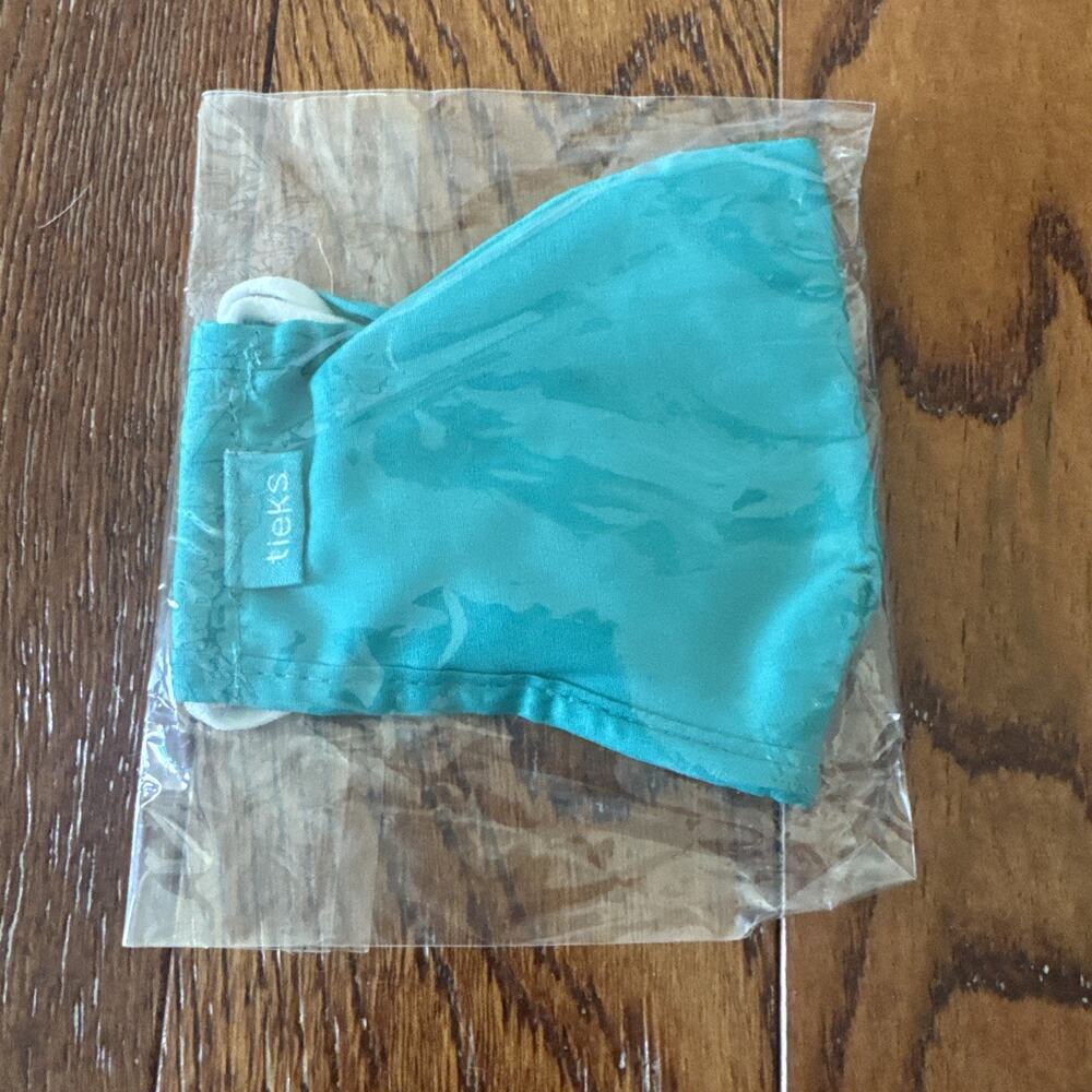 NEW Tieks by Gavrieli Face Mask Reusable Washable Teal Blue